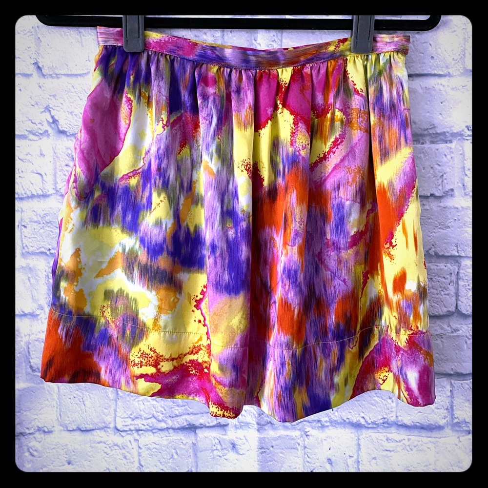 WiNK silk multi color skirt